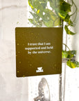 Realign with your inner peace and clear your mind Grounding Shower affirmations