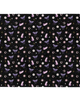Black Crystal Moon Moth Throw Blanket