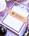 Tarot Notepad available at Goddess Provisions