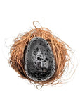Black Lava Stone Thinking Egg by ORIJIN available at Goddess Provisions