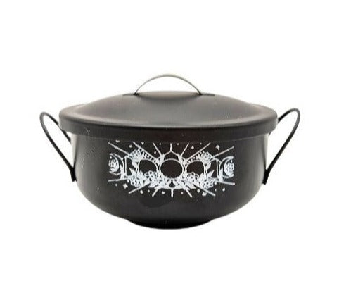 Mystic Cauldron for rituals and spellwork with mystical designs. Perfect for burning herbs, holding crystals, or enhancing your altar. Available at Goddess Provisions