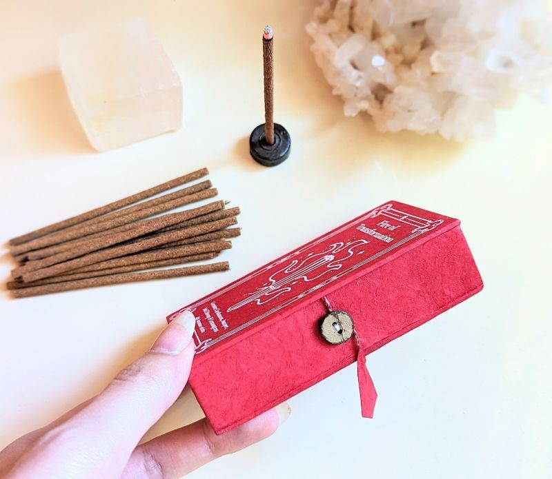 Fire of Transformation Short Stick Incense by Stupa Incense available at Goddess Provisions