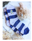 Fuzzy Dreams Socks with crystals in the background from Goddess Provisions