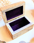 Fairy Fortune Mango Wood Box available at Goddess Provisions