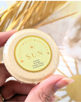 Sun Shower Steamer - Orange - Lemon - Ylang Ylang and Rosemary essential oil by Atma Botânica available at Goddess Provisions