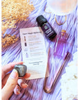 Elevate your spiritual practice with the portable Travel Ritual Kit. Includes brass tongs, glass vial, Smoky Quartz, and essential oil blend for on-the-go rituals. Available at Goddess Provisions.