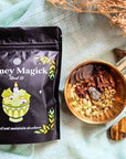 Attract abundance with the Money Magick Ritual Kit. Includes herbs, pyrite, and instructions for creating money bowls, jars, or prosperity rituals. Available at Goddess Provisions.