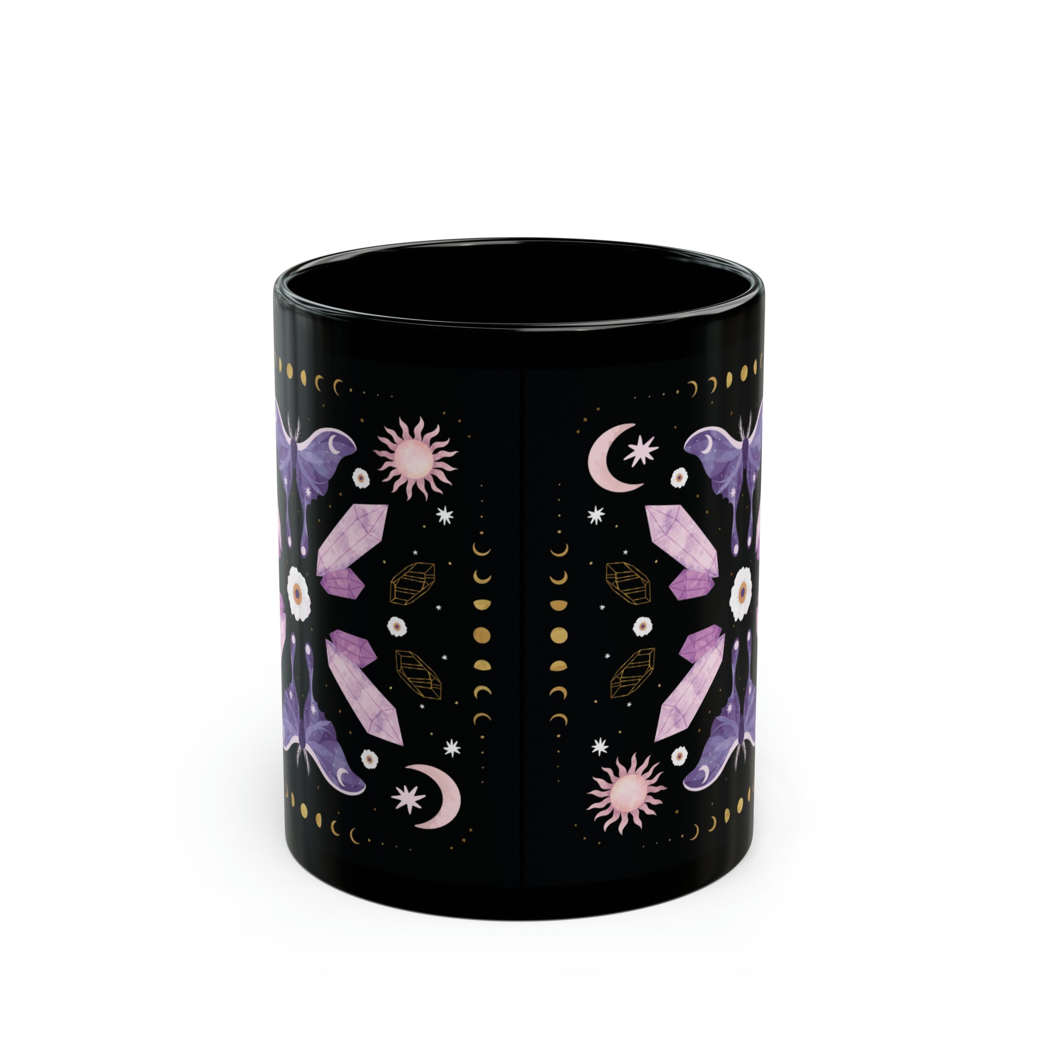 Purple Crystal Moth Mug