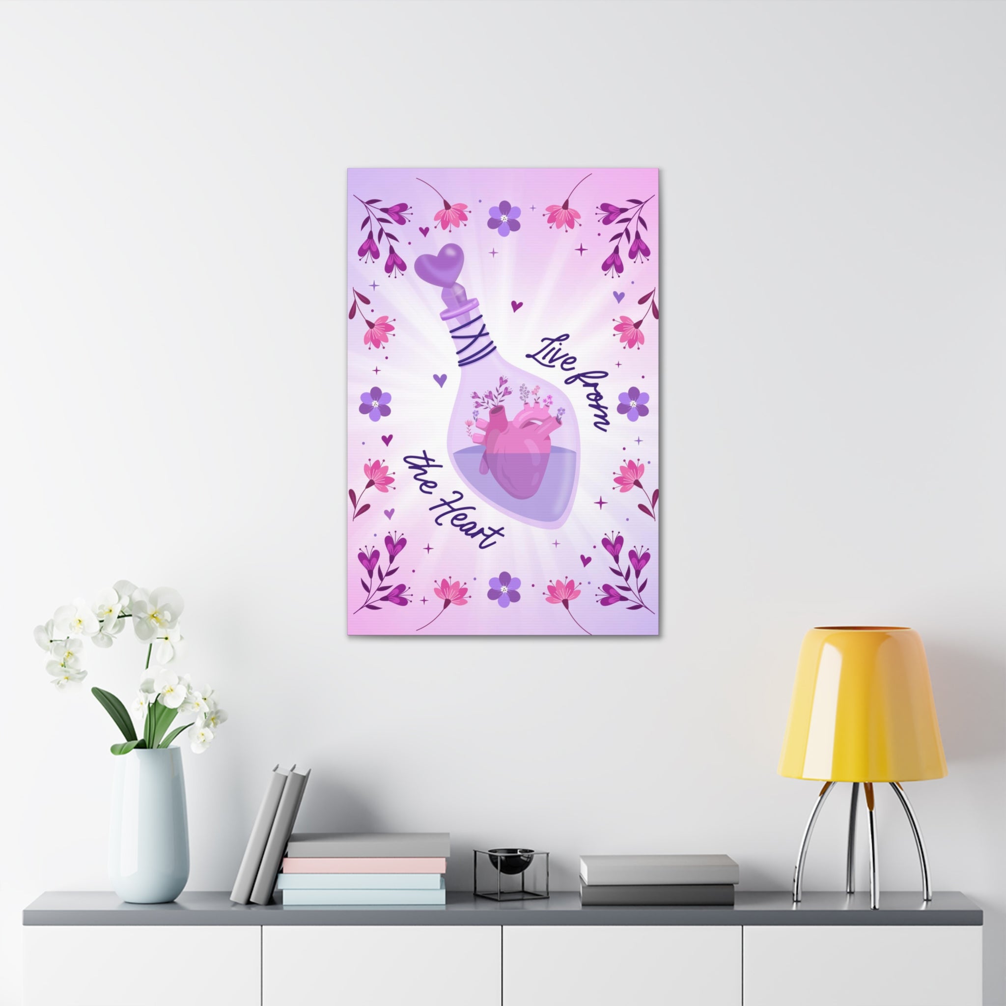 Live From the Heart Canvas Gallery Wraps