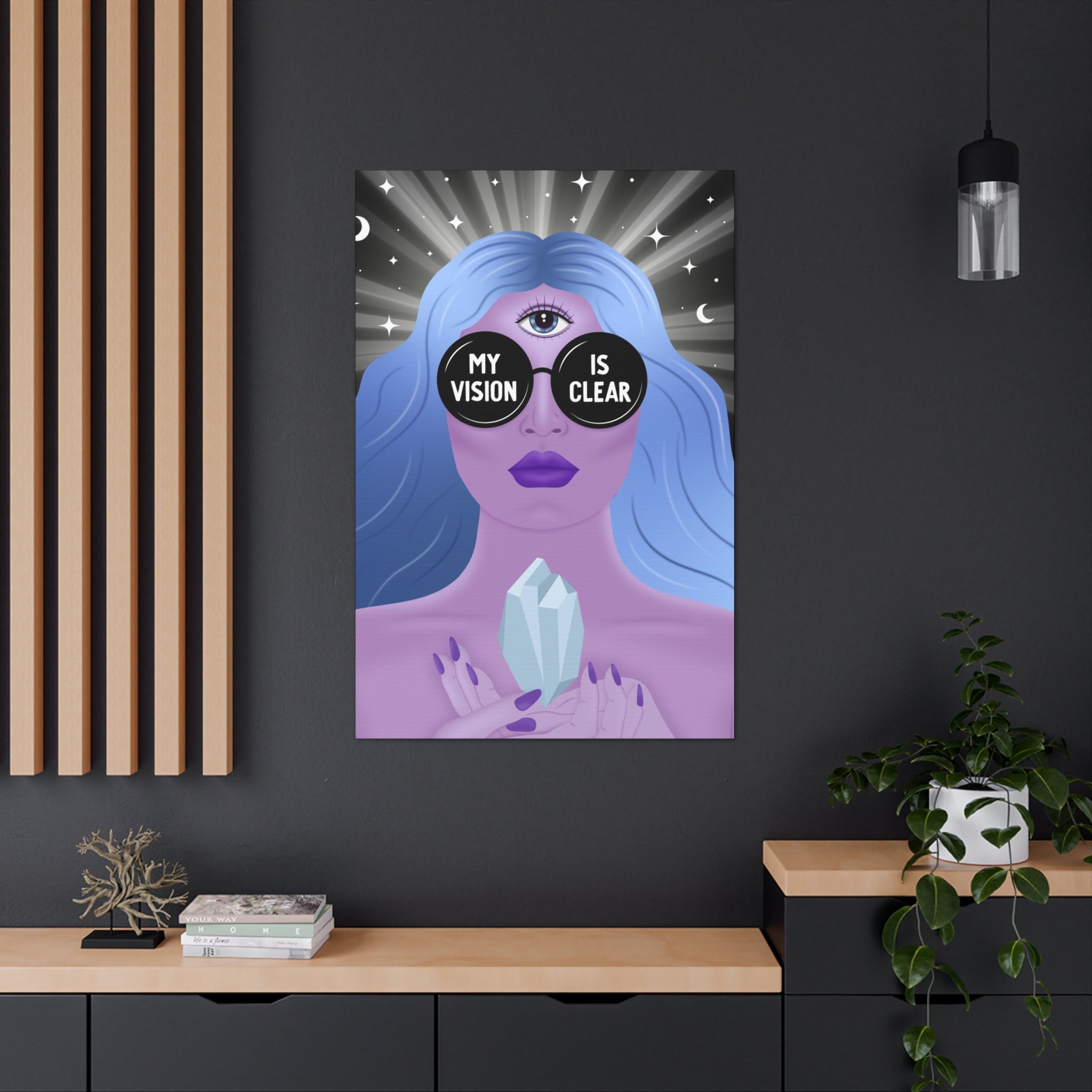My Vision is Clear Canvas Gallery Wraps