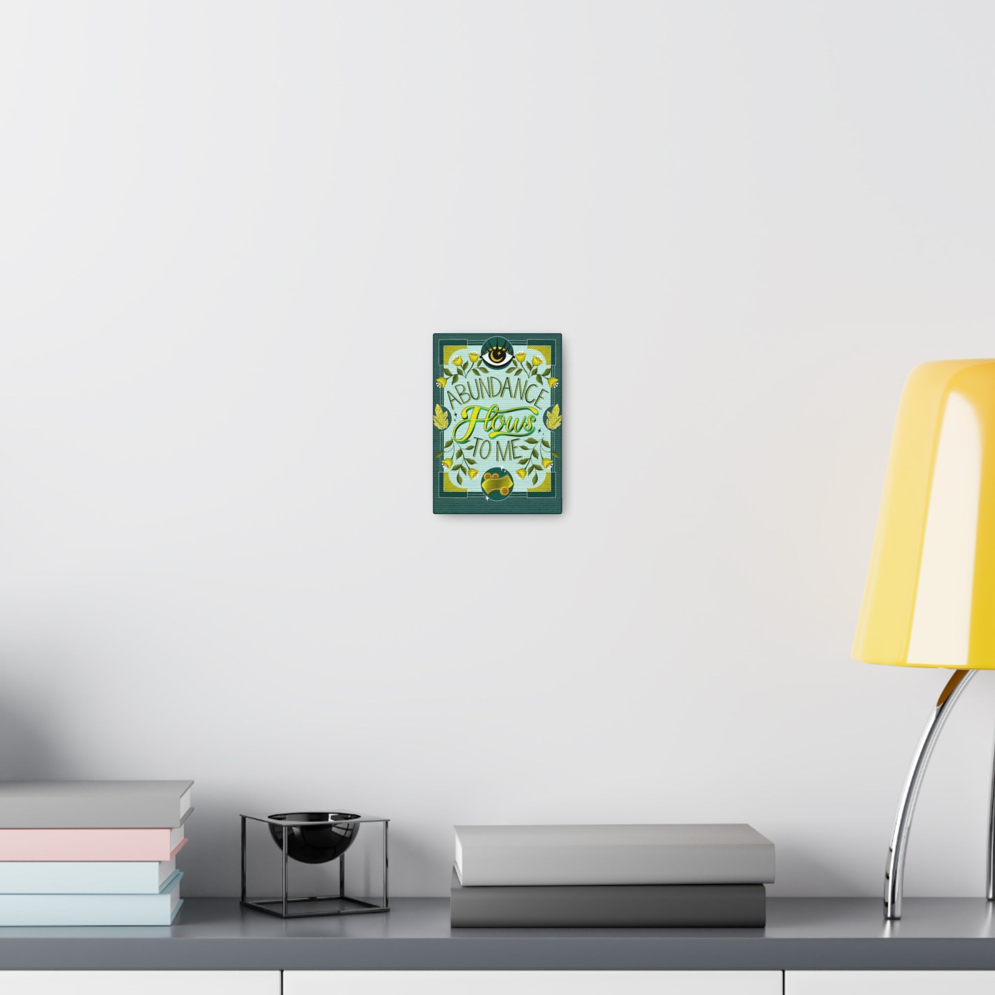 Abundance Flows to Me Canvas Gallery Wraps