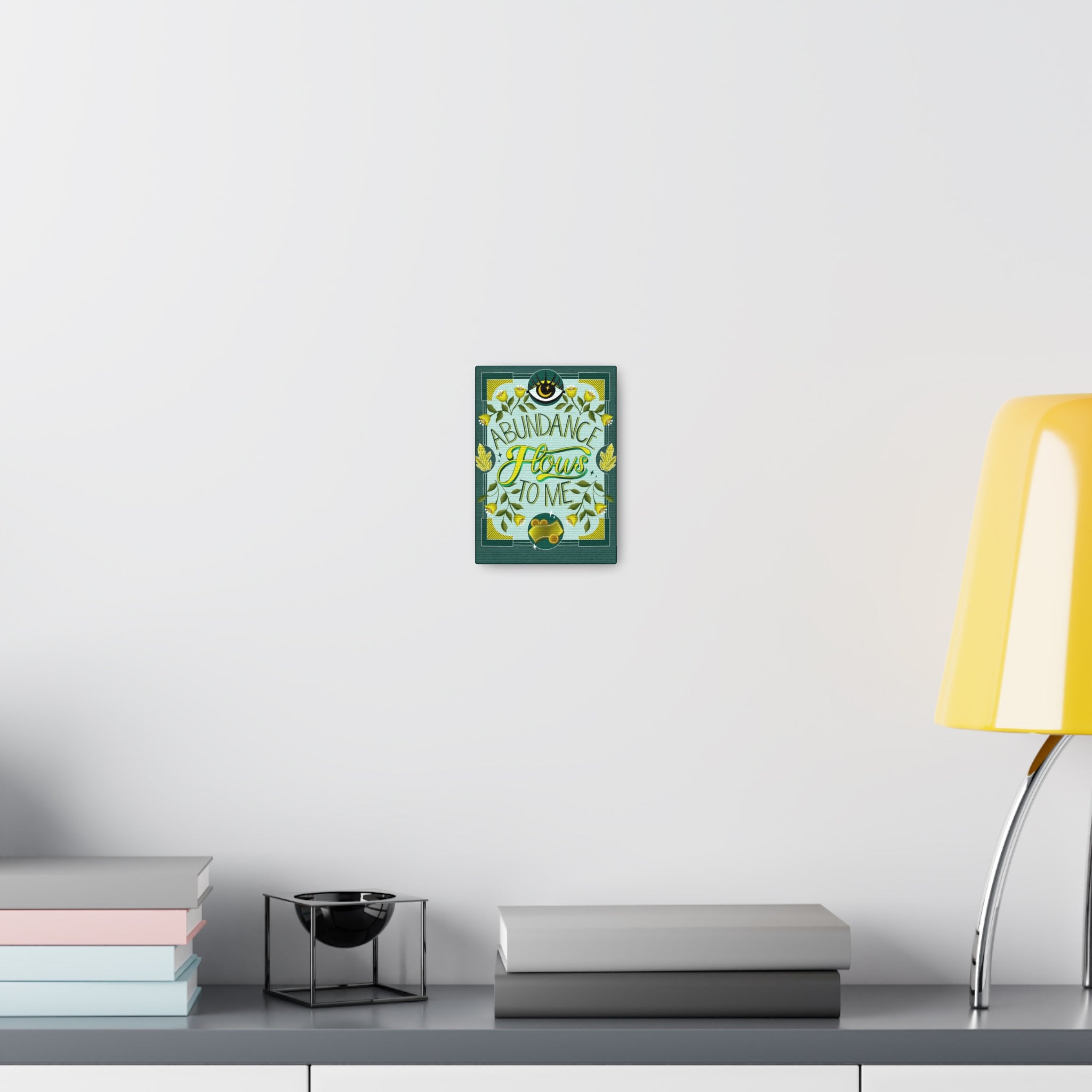 Abundance Flows to Me Canvas Gallery Wraps