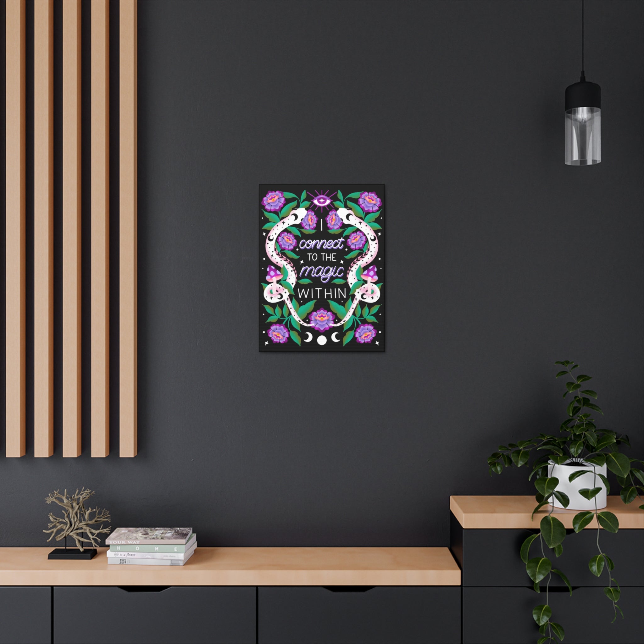 I Connect to the Magic Within Canvas Gallery Wraps