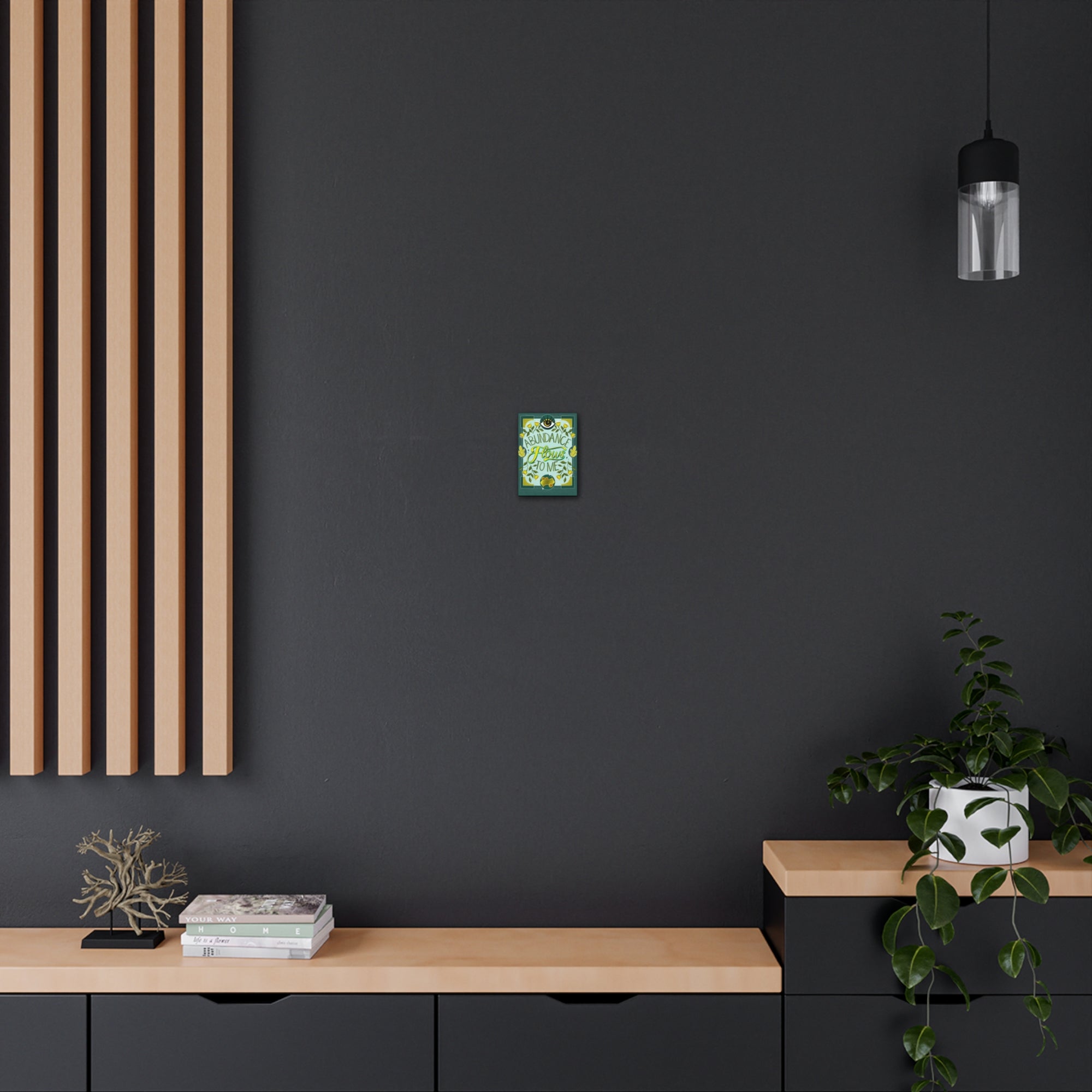 Abundance Flows to Me Canvas Gallery Wraps