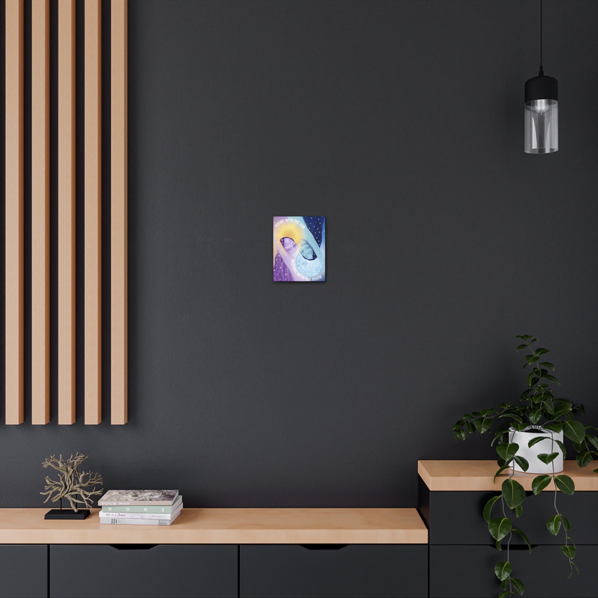 Rising With the Sun Resting With the Moon Canvas Gallery Wraps