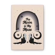 The Moon is My Muse Canvas Gallery Wraps