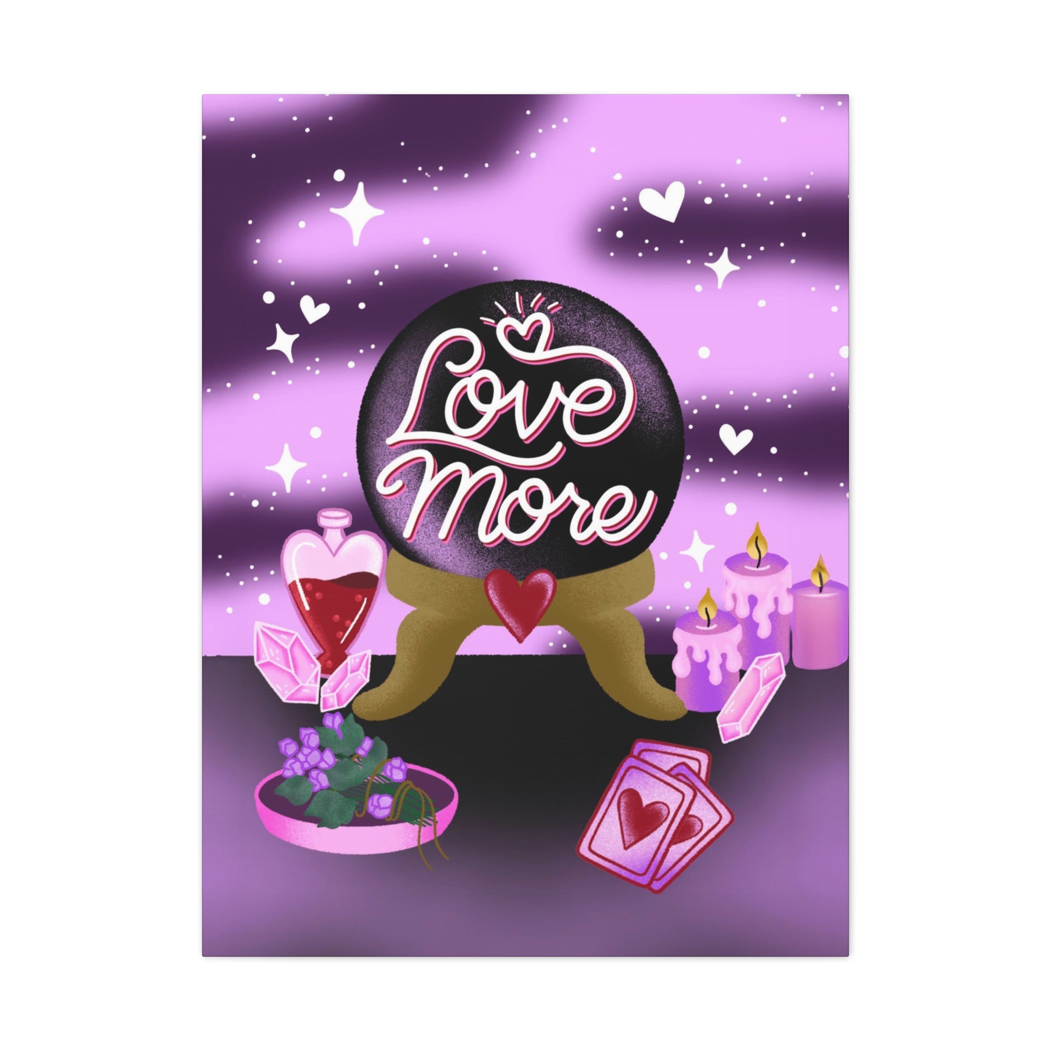 Love More Canvas Gallery Wraps