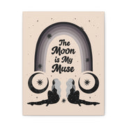 The Moon is My Muse Canvas Gallery Wraps