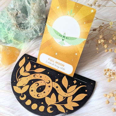 Celestial Serpent Oracle Card Holder available at Goddess Provisions