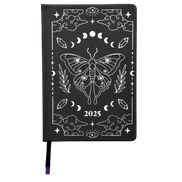 2025 Moon planner Lunar Planner 2025 Cosmic Date and Zodiac signs without background
