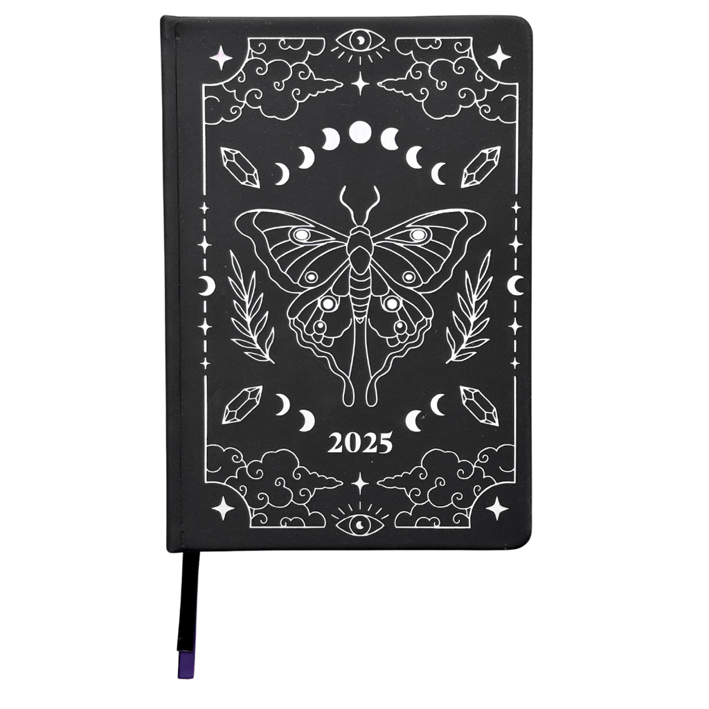 2025 Moon planner Lunar Planner 2025 Cosmic Date and Zodiac signs without background