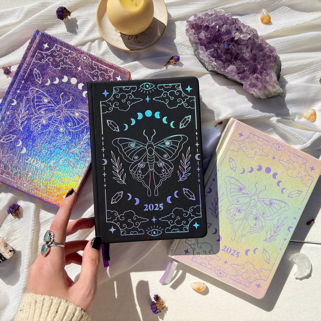 2025 Moon planner Lunar Planner 2025 Cosmic Date and Zodiac signs