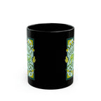 Abundance Flows to Me Black Mug