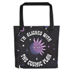 I'm Aligned With The Cosmic Plan Tote Bag