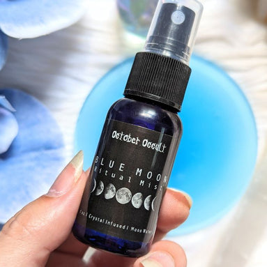 Blue Moon Mist by October Occult available at Goddess Provisions.