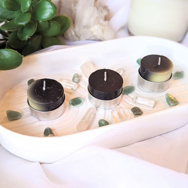 Moon Phase Tealights (Set of 3) available at Goddess Provisions