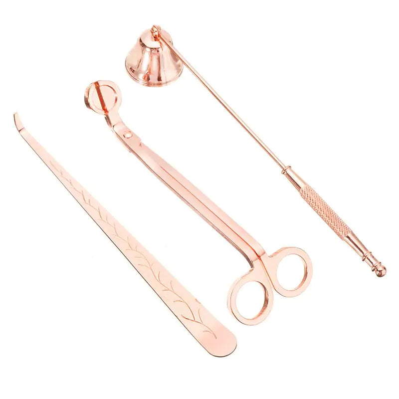 Rose Gold Candle Maintenance Set