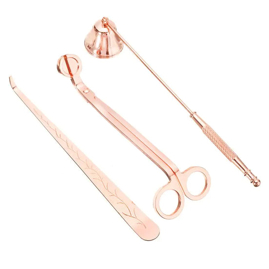 Rose Gold Candle Maintenance Set