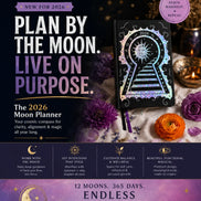 2026 Witchy Planner for planning with the moon. 