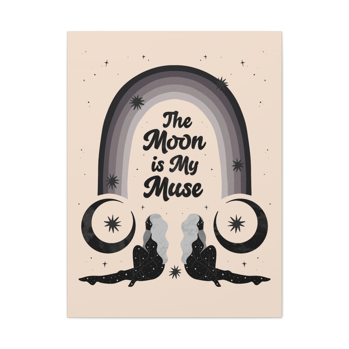 The Moon is My Muse Canvas Gallery Wraps