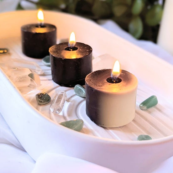 Moon Phase Tealights (Set of 3) available at Goddess Provisions