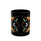 Orange Moon Moth Mug