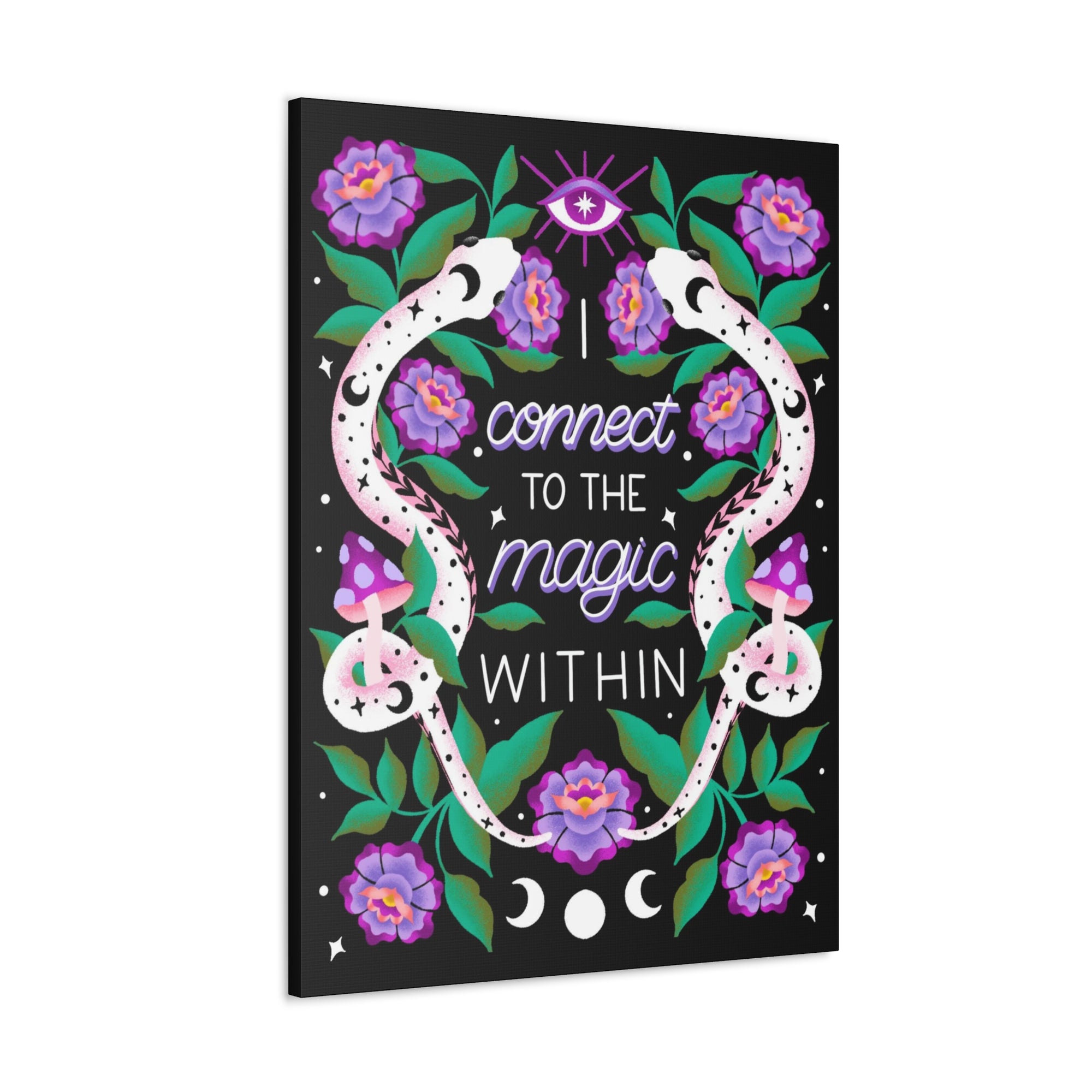 I Connect to the Magic Within Canvas Gallery Wraps