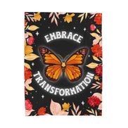 Embrace Transformation Velveteen Plush Blanket