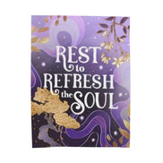 Rest to Refresh the Soul Velveteen Plush Blanket