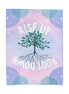 Rise Up Root Down Tree Velveteen Plush Blanket