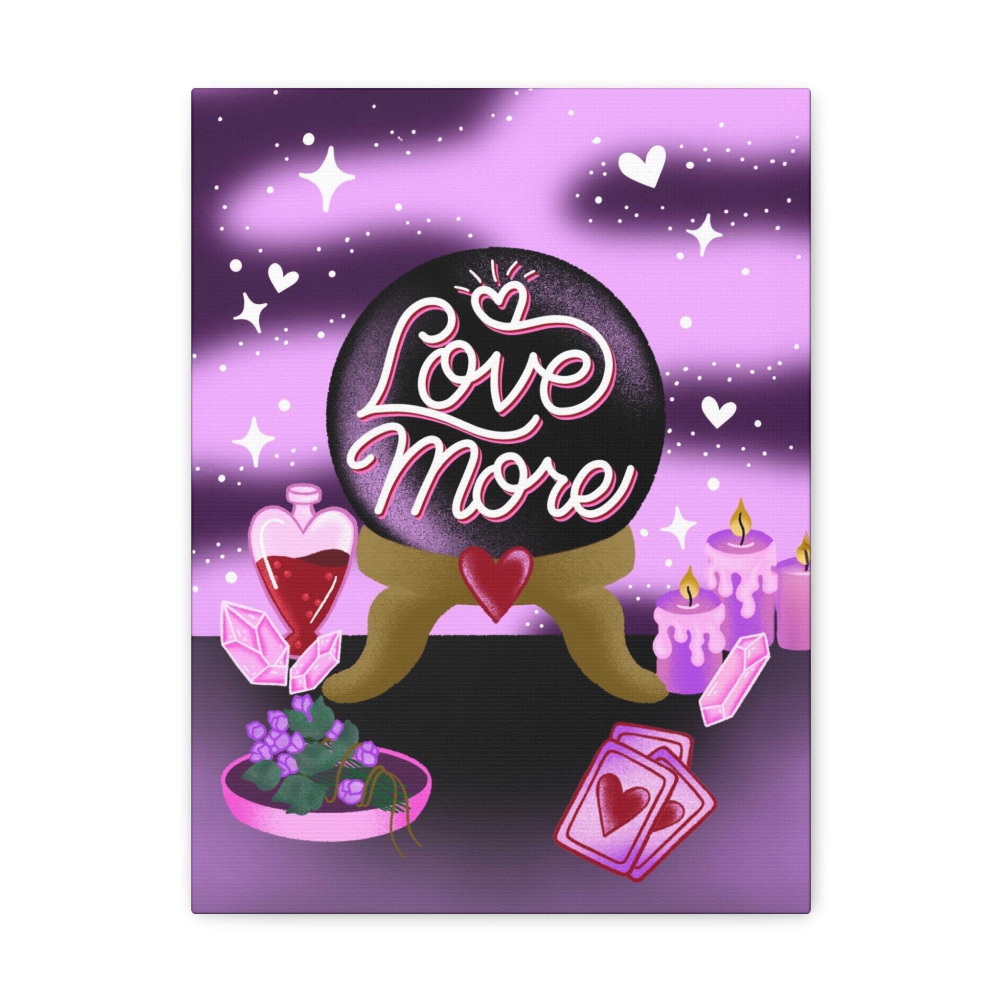 Love More Canvas Gallery Wraps