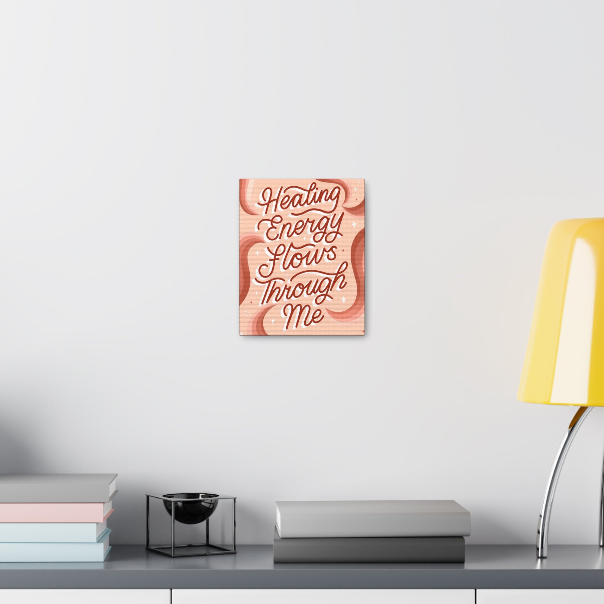 Healing Energy Flows Through Me Canvas Gallery Wraps