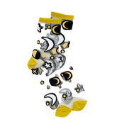 Embroidered Mesh Ankle Socks