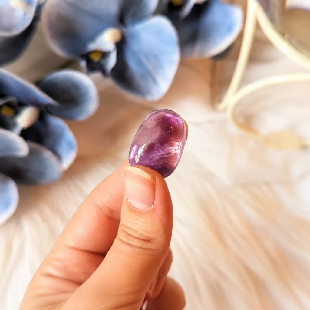 amethyst crystal for spiritual insight, intuition, and protection