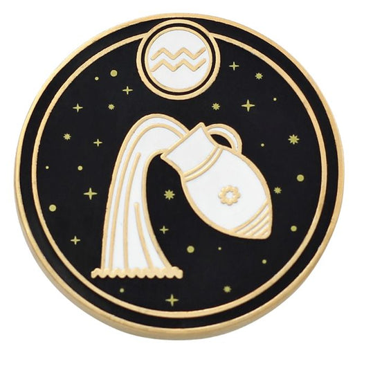 Aquarius Enamel Pin