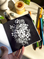 30 page Bloom mini Floral Adult coloring book | Goddess Provisions