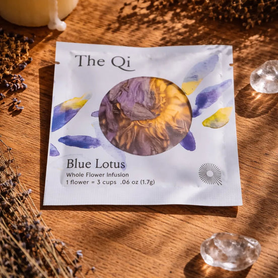 blue lotus herbal tea for relaxation, dreamwork, and spiritual connection rituals