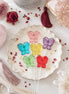 butterfly shaped lollipops for party favors, celebrations, and dessert table decor