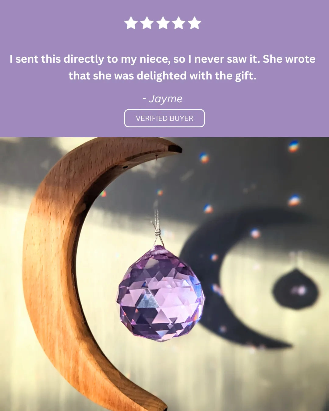 Crescent Moon Rainbow Maker