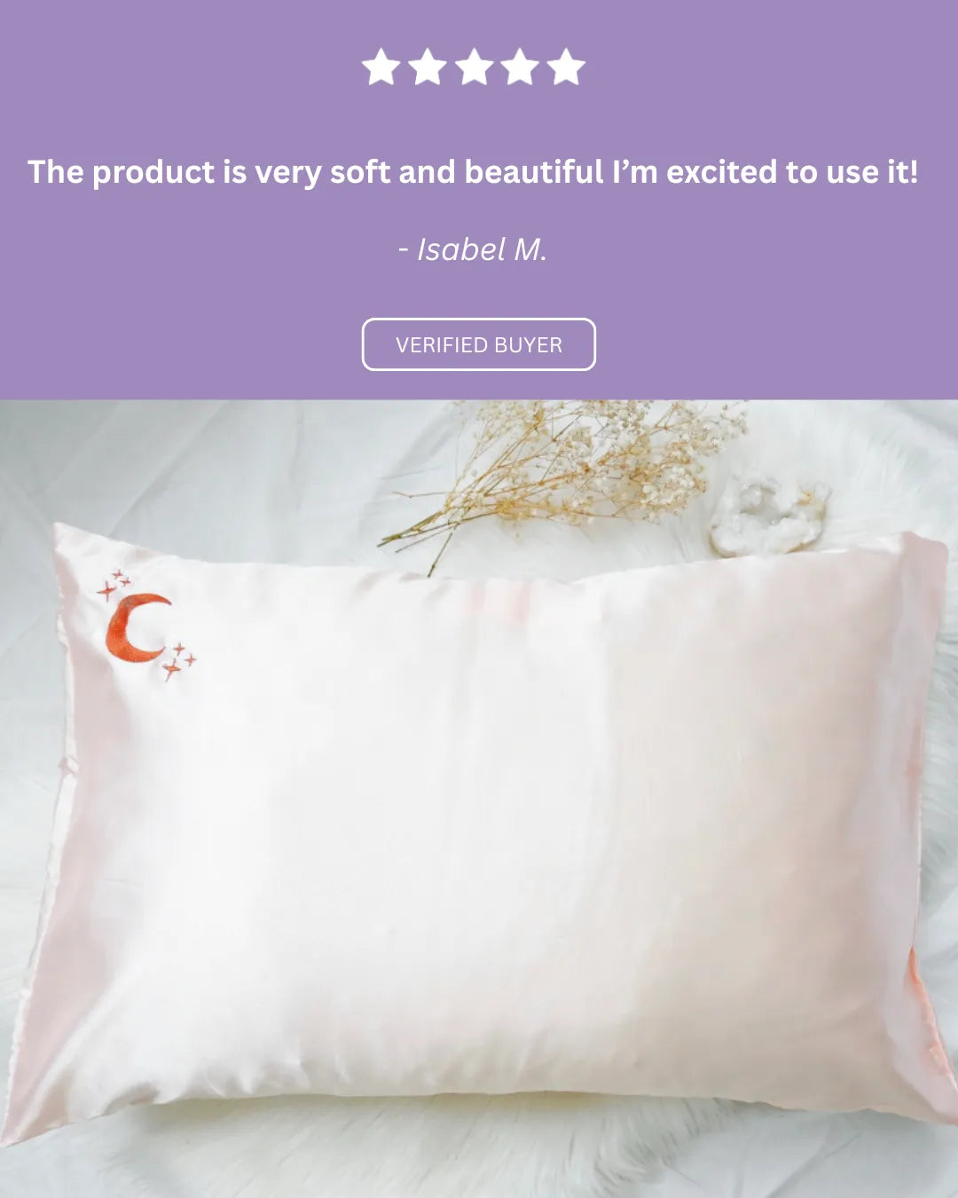 Crystal Dreams Satin Pillowcase